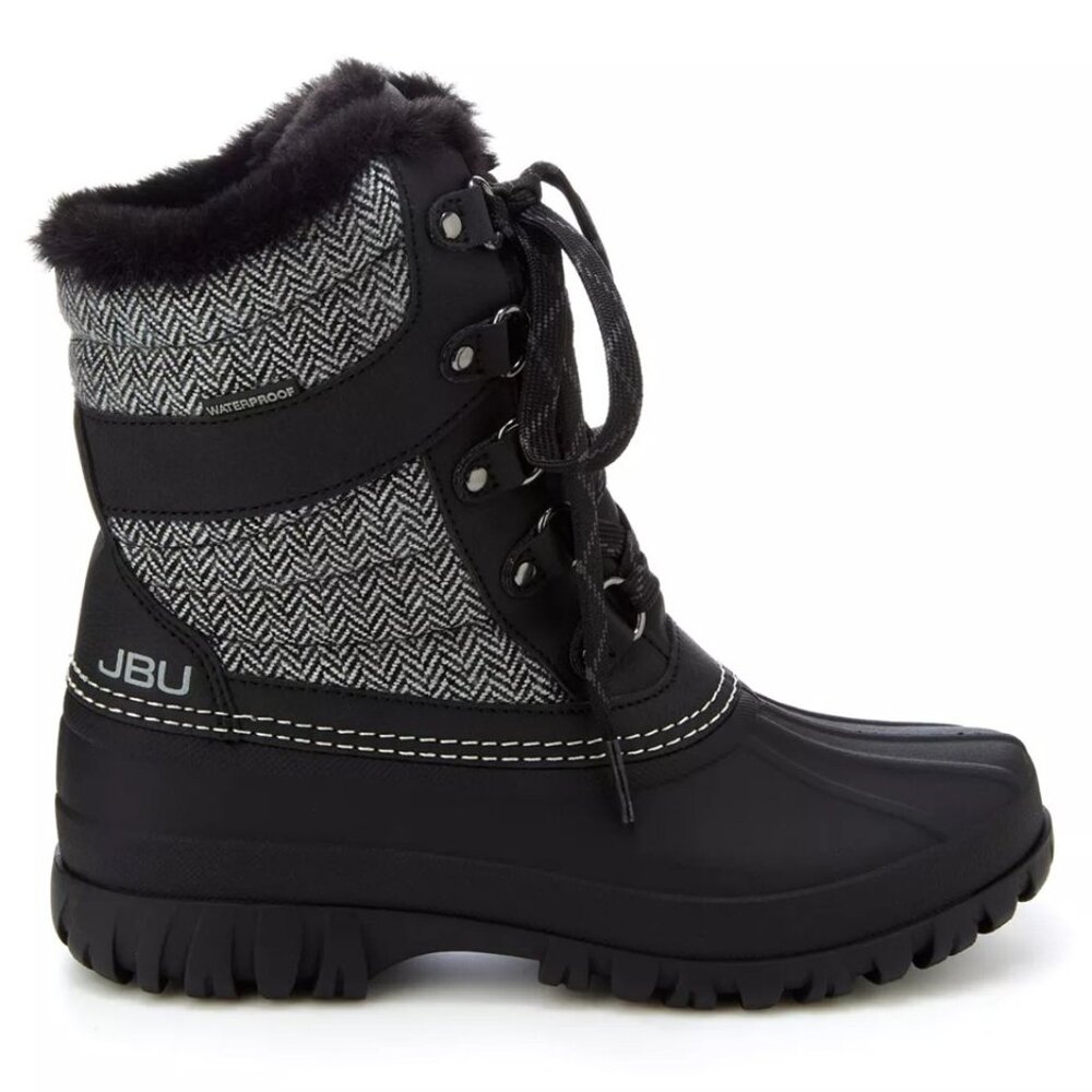 JBU JBU Womens Casey Water Resist Black Size 10M - F48